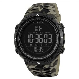 Activa Summit X Invicta Men's Digital Watch - 50mm, Camouflage